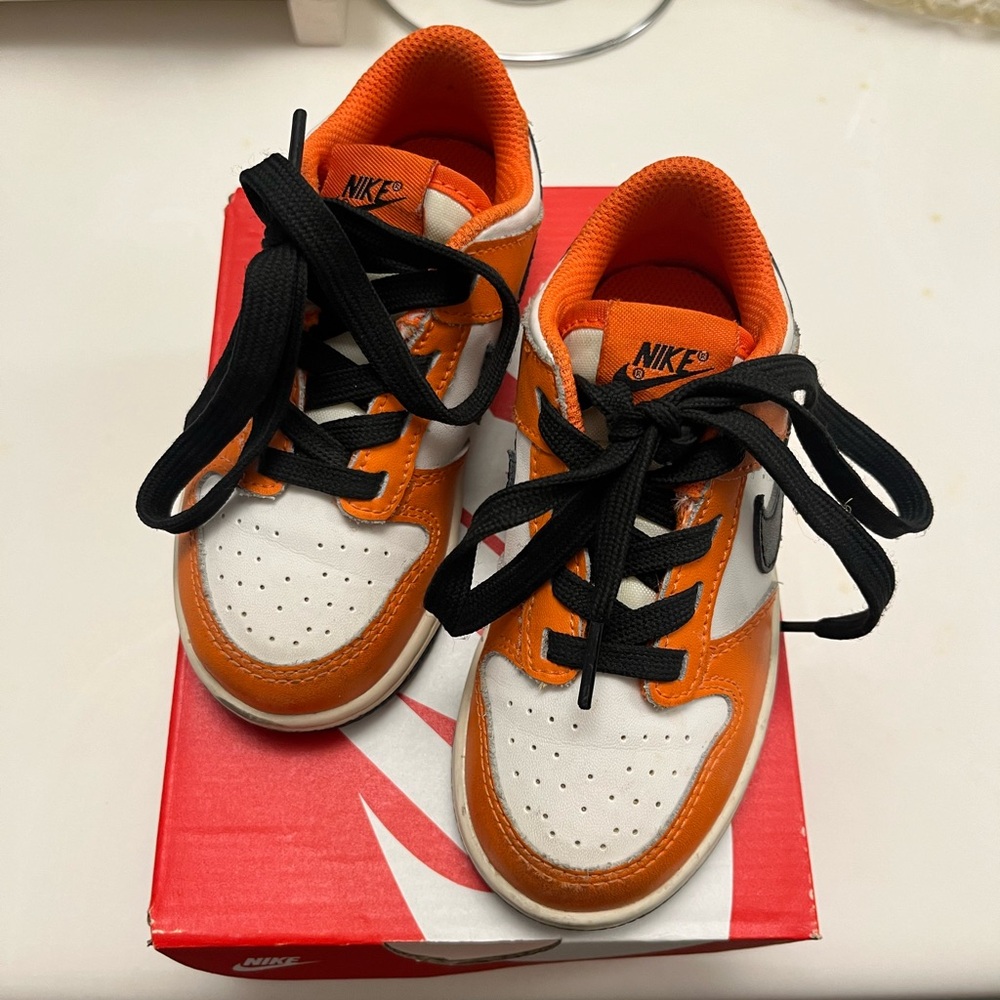 Toddler Nike Dunk Orange